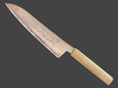 ダマスカス包丁 豪美 牛刀 - Fan Out
