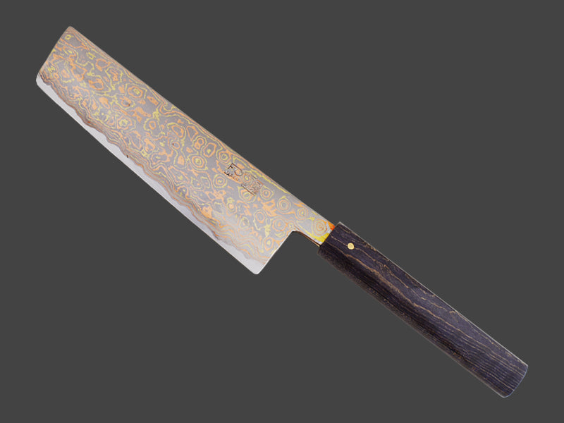ダマスカス包丁　豪美　菜切 - Fan Out