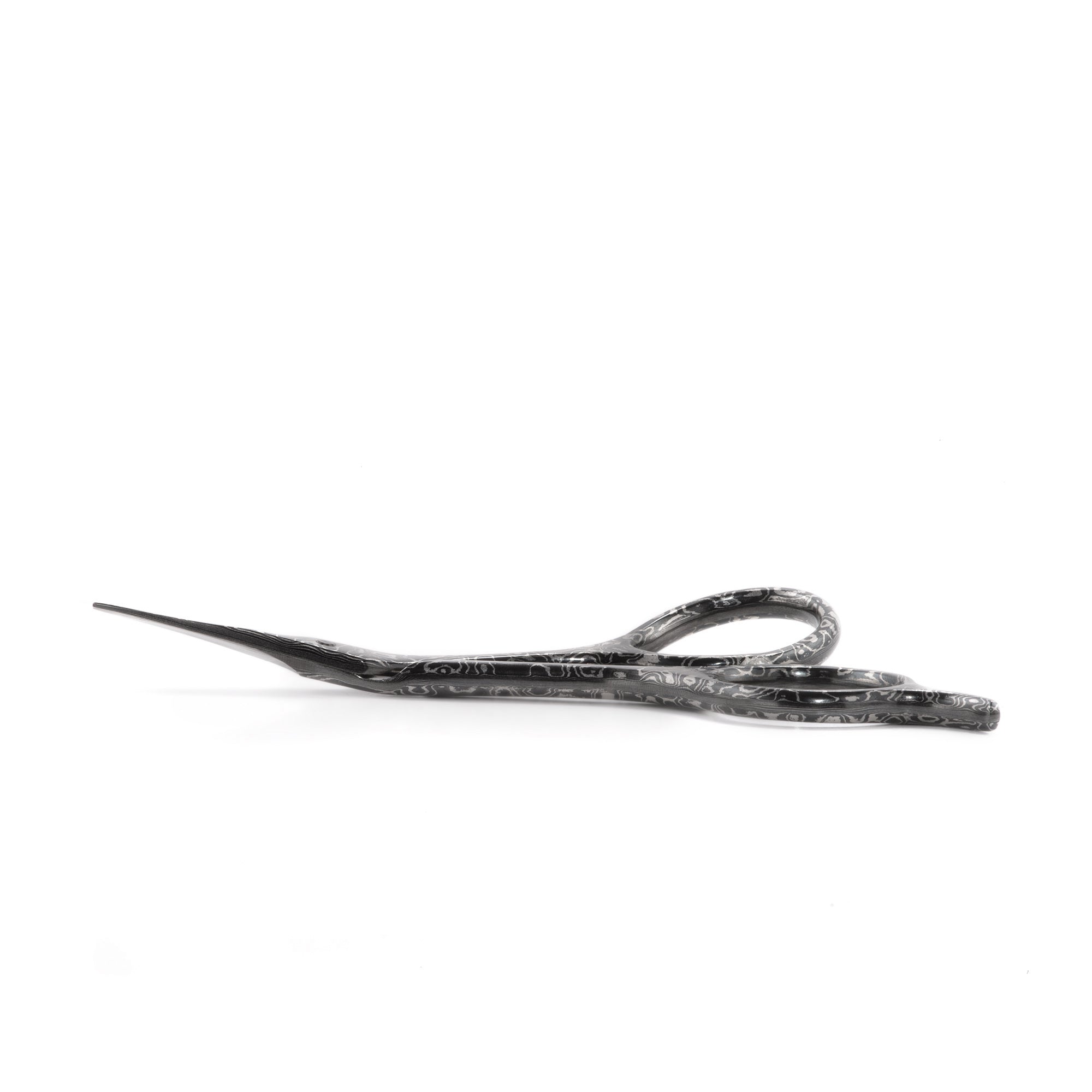 ダマスカス小ばさみ　ブラック　先中細 - Fan Out