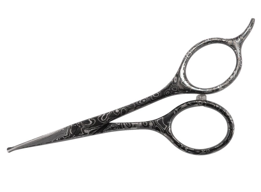 ダマスカス小ばさみ　ブラック　先丸 - Fan Out